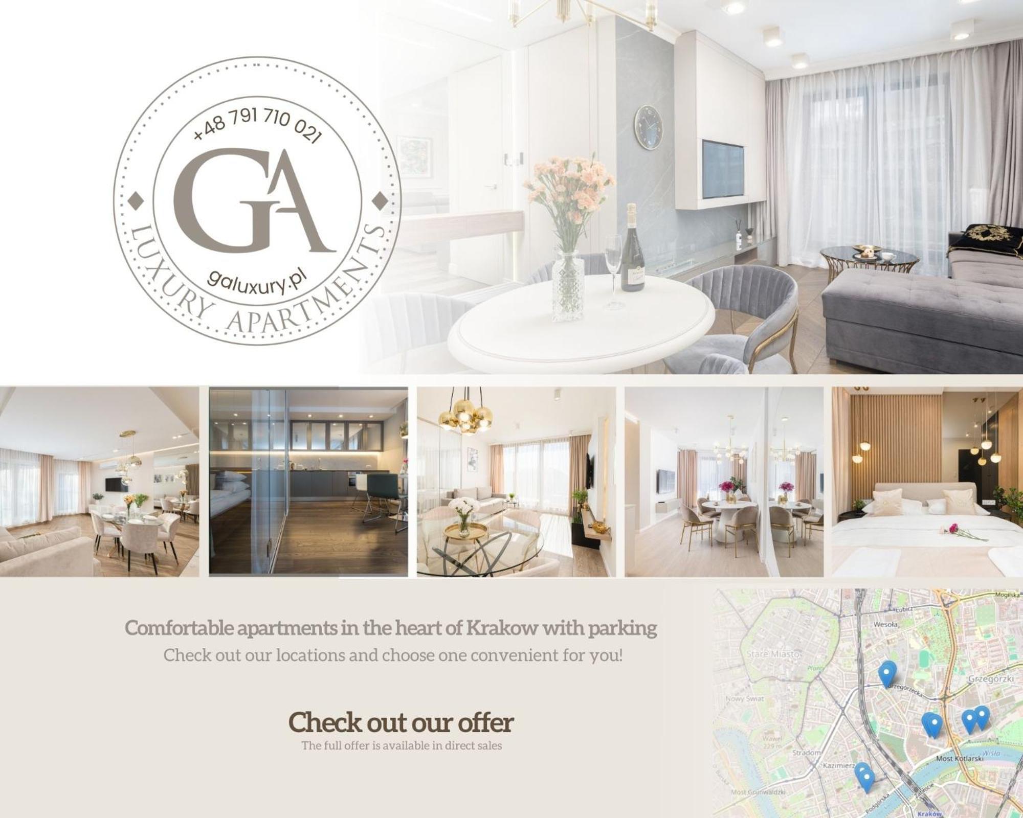 Ga Luxury Apartments W19 Краков Экстерьер фото